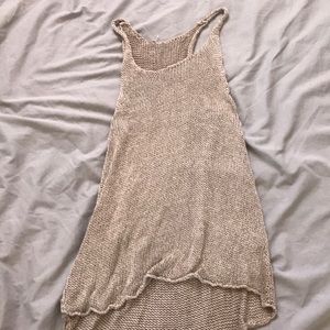 brandy melville knitted racer tank